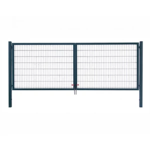 Töhötöm kétszárnyú kertkapu 400 x 160 cm, zöld Töhötöm kétszárnyú kertkapu 400 x 160 cm, zöld
