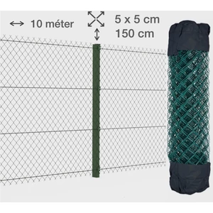 Zöld gépfonat, 150 cm magas, 10 m hosszú, gazdaságos kivitel