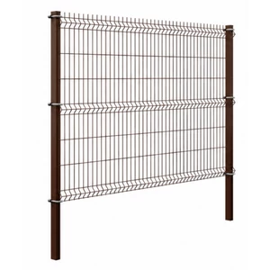 Toldi ST19 3D táblás kerítés, 150 cm, barna