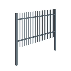 Design pálcás kerítésmező, 100 cm, szürke Design pálcás kerítésmező, 100 cm, szürke