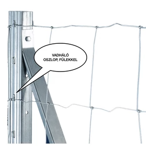 Vadháló oszlop, 260 cm, Horganyzott