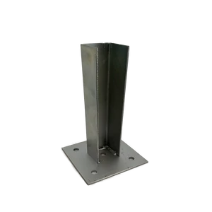 Oszloptalp, talplemez konzol, 60x60 mm-es oszlophoz Oszloptalp, talplemez konzol, 60x60 mm-es oszlophoz