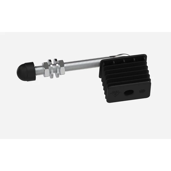 Locinox kertkapu bedugós forgáspont zsanér, M12 (60x40 mm) (pár)